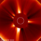 Latest LASCO C2 image of the Sun