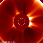 Latest LASCO C2 image of the Sun