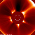 Latest LASCO C2 image of the Sun