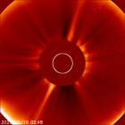 Latest LASCO C2 image of the Sun