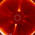 Latest LASCO C2 image of the Sun