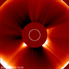 Latest LASCO C2 image of the Sun