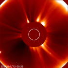 Latest LASCO C2 image of the Sun