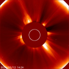 Latest LASCO C2 image of the Sun
