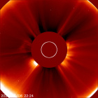 Latest LASCO C2 image of the Sun