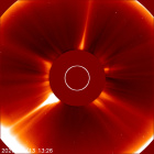Latest LASCO C2 image of the Sun