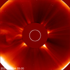 Latest LASCO C2 image of the Sun
