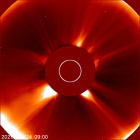 Latest LASCO C2 image of the Sun