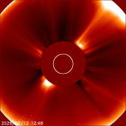 Latest LASCO C2 image of the Sun