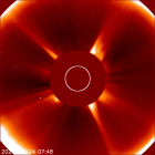 Latest LASCO C2 image of the Sun