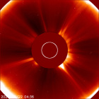 Latest LASCO C2 image of the Sun