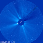 Latest LASCO C3 image of the Sun