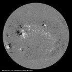 Latest SDO/HMI Magnetogram image of the Sun
