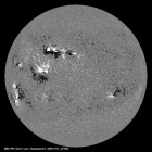 Latest SDO/HMI Magnetogram image of the Sun