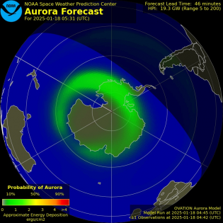 Current Southern hemispheric power input map