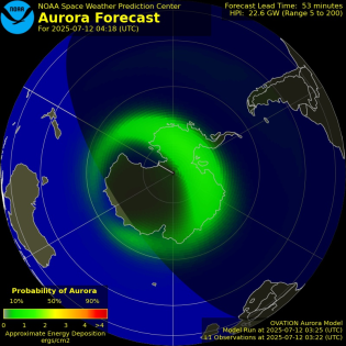 Current Southern hemispheric power input map