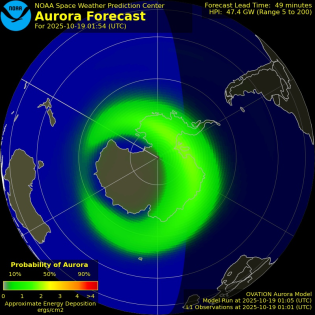 Current Southern hemispheric power input map