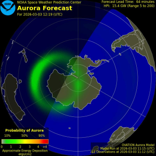 Current Southern hemispheric power input map