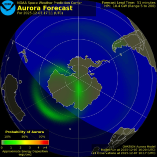 Current Southern hemispheric power input map