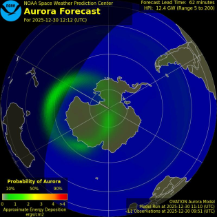 Current Southern hemispheric power input map
