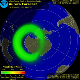 Current Southern hemispheric power input map