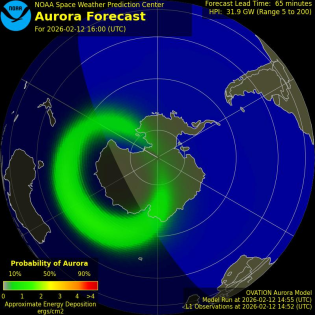 Current Southern hemispheric power input map