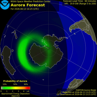 Current Southern hemispheric power input map