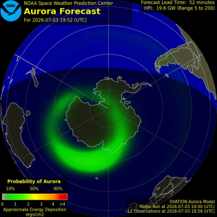 Current Southern hemispheric power input map