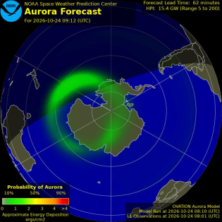 Current Southern hemispheric power input map