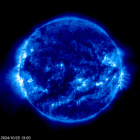 Click for time-lapse image of the sun