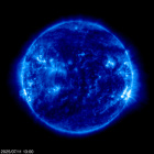 Click for time-lapse image of the sun