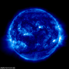 Click for time-lapse image of the sun