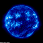 Click for time-lapse image of the sun