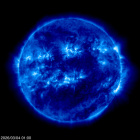 Click for time-lapse image of the sun