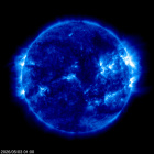 Click for time-lapse image of the sun
