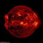 SOHO EIT 304 image of the sun